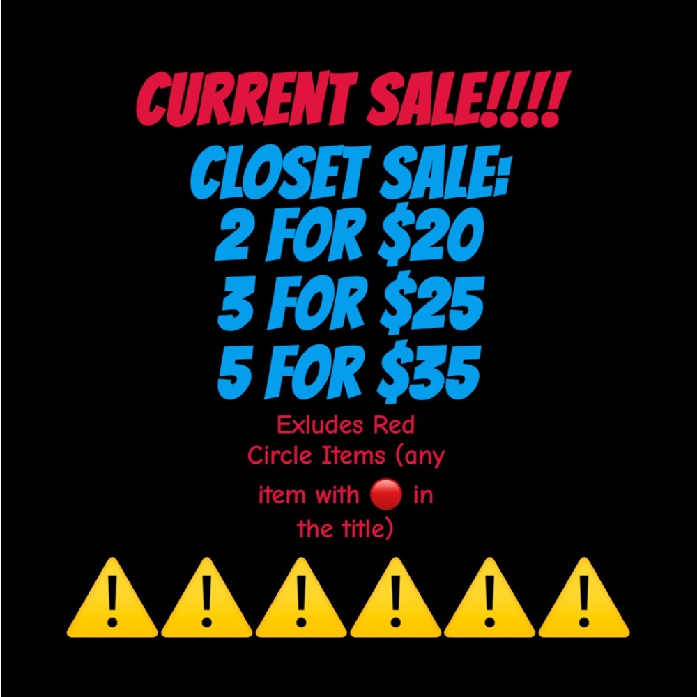 ⚠️Closet Sale⚠️